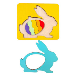 Пазл "Заєць" у рамці, ТМ "Ань-Янь"