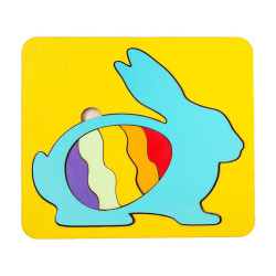 Пазл "Заєць" у рамці, ТМ "Ань-Янь"