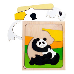 Пазл "Панди" у рамці, ТМ "Ань-Янь"