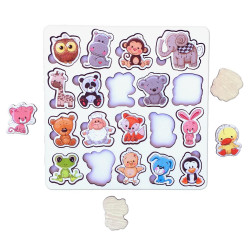 Рамка-вкладиш "Звірі", ТМ "Ань-Янь" Рамка-вкладиш "Звірі", ТМ "Ань-Янь"