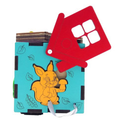 Дорожній бизикубик з білочкою, ТМ "Ань-Янь"