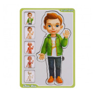 П'ятишаровий пазл "Анатомія людини – хлопчик", ТМ "UBBEES"