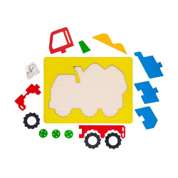 Рамка-пазл "Вантажівка", ТМ "Ань-Янь"