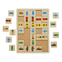 Рамка - вкладиш сортер: "Вкажіть напрямок - 1", ТМ "Ань-Янь"