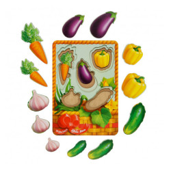 Рамка-вкладиш більш-менш "Кошик з овочами - 1", ТМ "Ань-Янь"