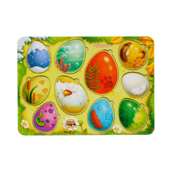 Рамка-вкладиш сортер: "Хто в яйці?", ТМ "Ань-Янь"