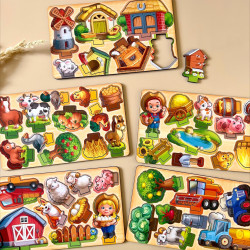 Гра з картками "Панорама: ферма", ТМ "Ань-Янь"