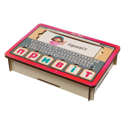 Планшет для дівчаток "Збери слово за картинкою" українською мовою, ТМ "Ань-Янь" Планшет для дівчаток "Збери слово за картинкою" українською мовою, ТМ "Ань-Янь"