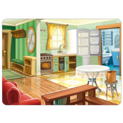 Гра на липучці 2 в 1 "Наведи порядок та погодуй малюка" , ТМ "Ань-Янь" Гра на липучці 2 в 1 "Наведи порядок та погодуй малюка" , ТМ "Ань-Янь"