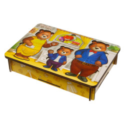 Гра "Вдягни ведмедиків", ТМ "Ань-Янь" Гра "Вдягни ведмедиків", ТМ "Ань-Янь"