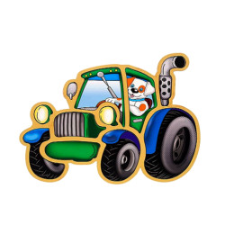 Контурний пазл "ТРАКТОР", ТМ "Ань-Янь"