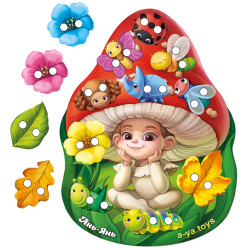 Шнурівка - Мухоморчик, ТМ "Ань-Янь" Шнурівка - Мухоморчик, ТМ "Ань-Янь"