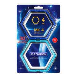 Дополнительный набор MK-4-6У, шестиугольник, 4 шт. ТМ Магникон Дополнительный набор MK-4-6У, шестиугольник, 4 шт. ТМ Магникон