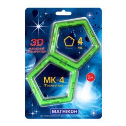 Дополнительный набор MK-4-5У, пятиугольник, 4 шт. ТМ Магникон Дополнительный набор MK-4-5У, пятиугольник, 4 шт. ТМ Магникон