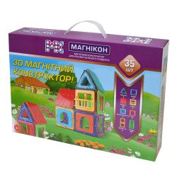 Магнітний конструктор, 35 дет., МАГНІКОН