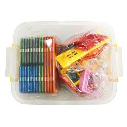 Магнітний конструктор Plastic box, 84 дет., МАГНІКОН