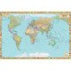 Політична карта світу офісна, м-б 1:22 000 000 (на картоні на планках)