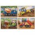 Набір із 4 пазлів в коробці "Будівельні машини", Melissa&Doug 