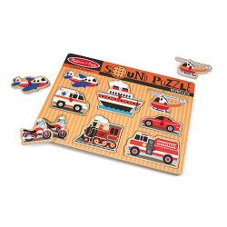 Звуковий пазл "Машинки", Melissa&Doug Звуковий пазл "Машинки", Melissa&Doug