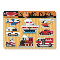 Звуковий пазл "Машинки", Melissa&Doug Звуковий пазл "Машинки", Melissa&Doug
