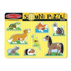 Звуковий пазл "Домашні тварини", Melissa&Doug Звуковий пазл "Домашні тварини", Melissa&Doug