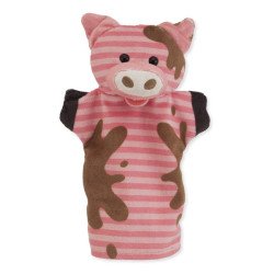 Ляльковий театр "Тварини ферми", 4 шт., Melissa&Doug Ляльковий театр "Тварини ферми", 4 шт., Melissa&Doug