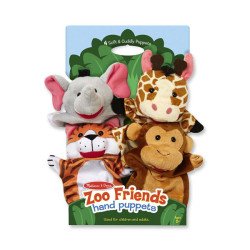 Ляльковий театр "Зоопарк", 4 шт., Melissa&Doug Ляльковий театр "Зоопарк", 4 шт., Melissa&Doug