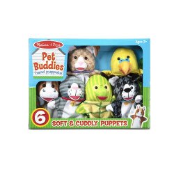 Великий ляльковий театр "Домашні тварини", 6 шт., ТМ Melissa&Doug Великий ляльковий театр "Домашні тварини", 6 шт., ТМ Melissa&Doug
