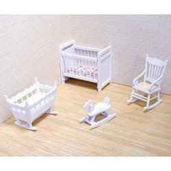 Меблі для дитячої кімнати Вікторіанського будиночка, Melissa&Doug Меблі для дитячої кімнати Вікторіанського будиночка, Melissa&Doug