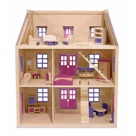Багатоповерховий дерев'яний ляльковий будиночок, Melissa&Doug