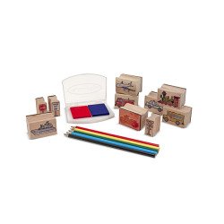 Набір штампів "Машинки", Melissa&Doug Набір штампів "Машинки", Melissa&Doug