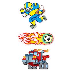 Мої перші тимчасові татуювання блакитні, 100 шт., Melissa&Doug Мої перші тимчасові татуювання блакитні, 100 шт., Melissa&Doug