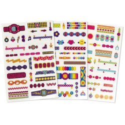 Мої перші тимчасові татуювання - Ювелірні вироби, 130 шт., Melissa&Doug Мої перші тимчасові татуювання - Ювелірні вироби, 130 шт., Melissa&Doug