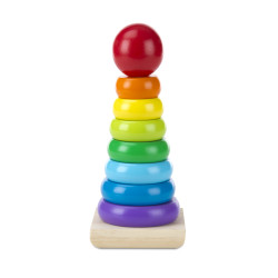 Дерев'яна райдужна пірамідка, Melissa&Doug