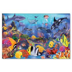 Мега-пазл "Водяний світ", 48 ел., Melissa&Doug Мега-пазл "Водяний світ", 48 ел., Melissa&Doug
