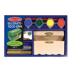 Дерев'яний сундучок - Піратська скриня - набір, Melissa&Doug Дерев'яний сундучок - Піратська скриня - набір, Melissa&Doug
