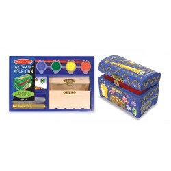 Дерев'яний сундучок - Піратська скриня - набір, Melissa&Doug Дерев'яний сундучок - Піратська скриня - набір, Melissa&Doug