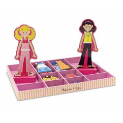Магнітна вдягалка середня "Еббі і Емма", Melissa&Doug Магнітна вдягалка середня "Еббі і Емма", Melissa&Doug