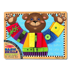 Дерев'яна дошка - застібки, Melissa&Doug