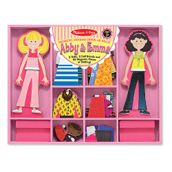 Магнітна вдягалка середня "Еббі і Емма", Melissa&Doug Магнітна вдягалка середня "Еббі і Емма", Melissa&Doug