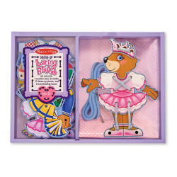Шнуровочний ведмідь-вдягалка, Melissa&Doug Шнуровочний ведмідь-вдягалка, Melissa&Doug