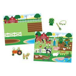 Набір багаторазових наліпок "Місця існування тварин", Melissa&Doug Набір багаторазових наліпок "Місця існування тварин", Melissa&Doug