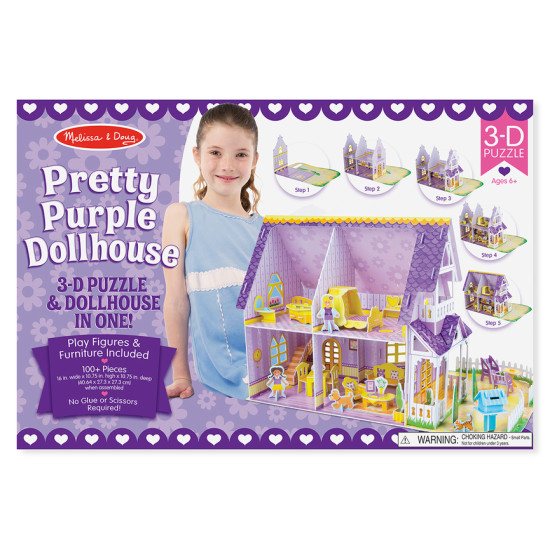 3D пазли "Фіолетовий будиночок", Melissa&Doug