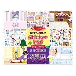 Набір багаторазових наліпок "Мій будинок", Melissa&Doug Набір багаторазових наліпок "Мій будинок", Melissa&Doug