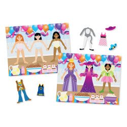 Набір багаторазових наліпок "Мода", Melissa&Doug Набір багаторазових наліпок "Мода", Melissa&Doug