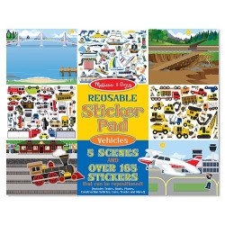 Набір багаторазових наліпок "Транспорт", Melissa&Doug Набір багаторазових наліпок "Транспорт", Melissa&Doug