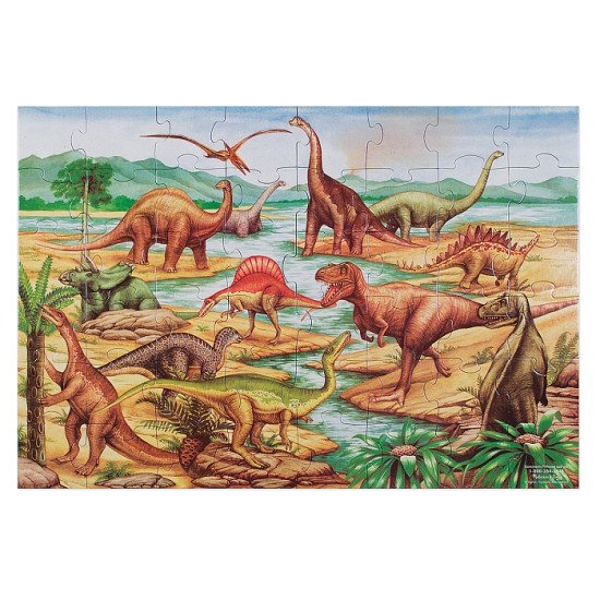 Мега-пазл "Динозаври" , 48 ел., Melissa&Doug