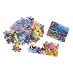 Мега-пазл "Водяний світ", 48 ел., Melissa&Doug Мега-пазл "Водяний світ", 48 ел., Melissa&Doug