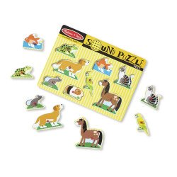 Звуковий пазл "Домашні тварини", Melissa&Doug Звуковий пазл "Домашні тварини", Melissa&Doug