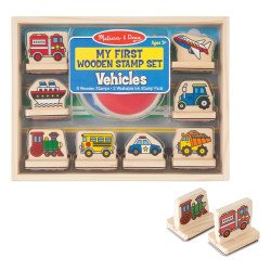 Мої перші штампи "Автомобілі", 8 шт., Melissa&Doug Мої перші штампи "Автомобілі", 8 шт., Melissa&Doug